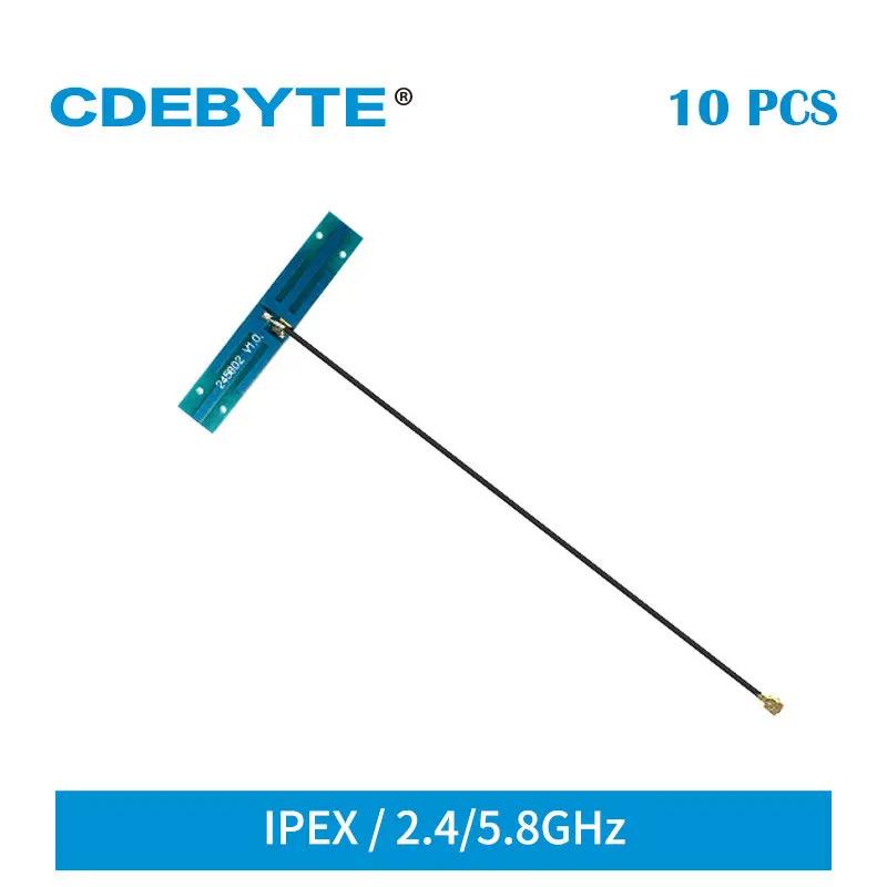 PCB  ׳, IPEX-1 ̽, CDEBYTE TXWF-PCB-5109, 2.4GHz, 5.8GHz, 2dBi, 50, 2W, Ʈ 10 